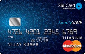 SBI Credit Cards Simply Save Buy Online On Creditcards4u.in